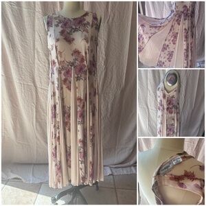 Beautiful Nostalgia Vintage dress in pastel pink Size US8--US12